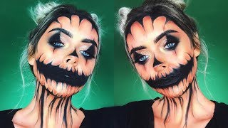Glam JACK O' LANTERN Halloween Makeup Look