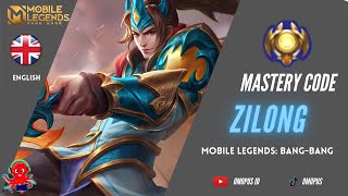 ZILONG Mastery Code Mobile Legends | Tips Chapter Zilong MLBB in English