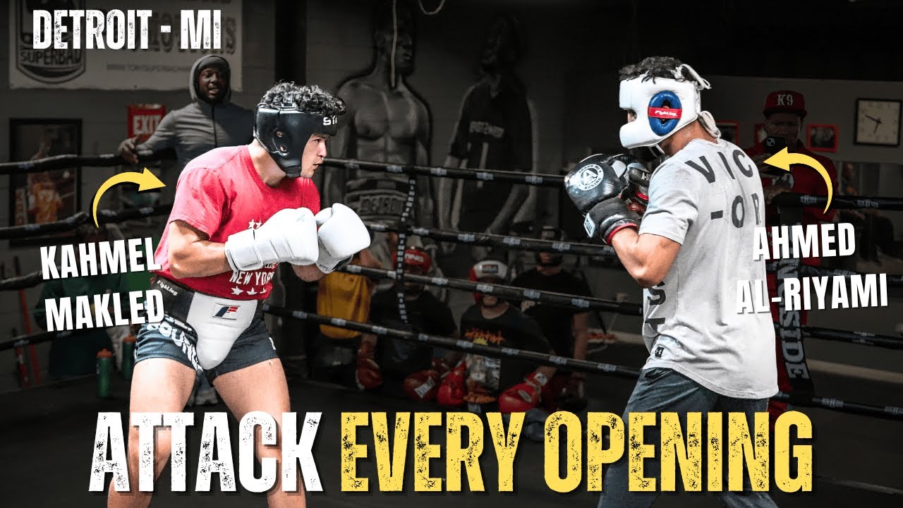 STINGING COUNTERS! Heavyweight Boxer Has CRAZY TIMING In Sparring!