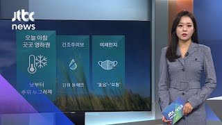 [날씨] 낮부터 추위 누그러져…동해안 건조주의보 / JTBC 아침&