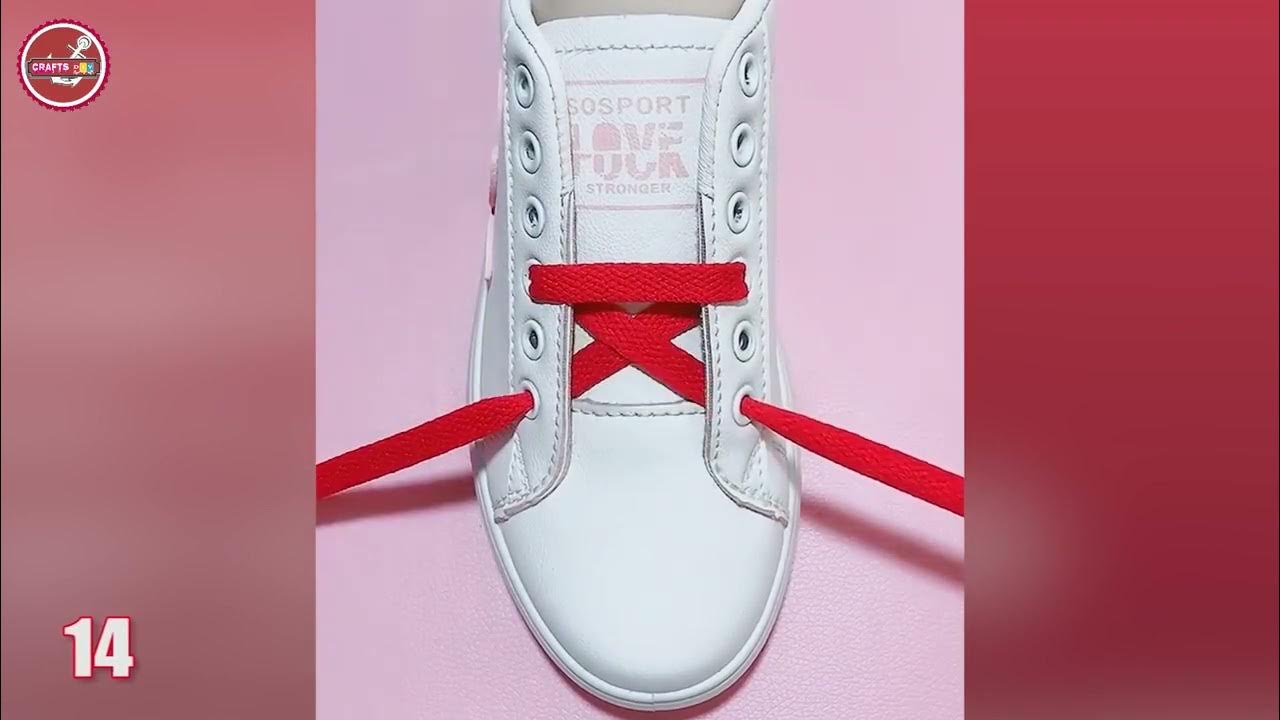 How to tie shoelaces, 24 Creative ways to tie shoelaces, Shoes lace