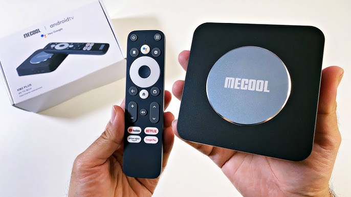 MECOOL KM2 Plus Deluxe Android TV Box With Netfilx 4K Certified Doby  Atmos/Doby Vision 4+32G WiFi6 1000M LAN BT5.0 Media Player