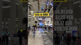 Taxis en Dubai 🚕 Hay que asegurarse que el taxista no de vueltas o apague el kilometraje