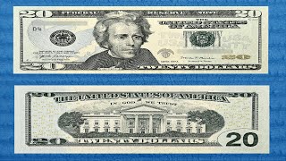 🇺🇲 2004-2017 20$ United States of America Federal Reserve Standard Circulation Banknote
