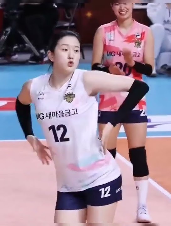 Another Beautiful Korean Volleyball Player Who is Good at Dancing #shortvideo