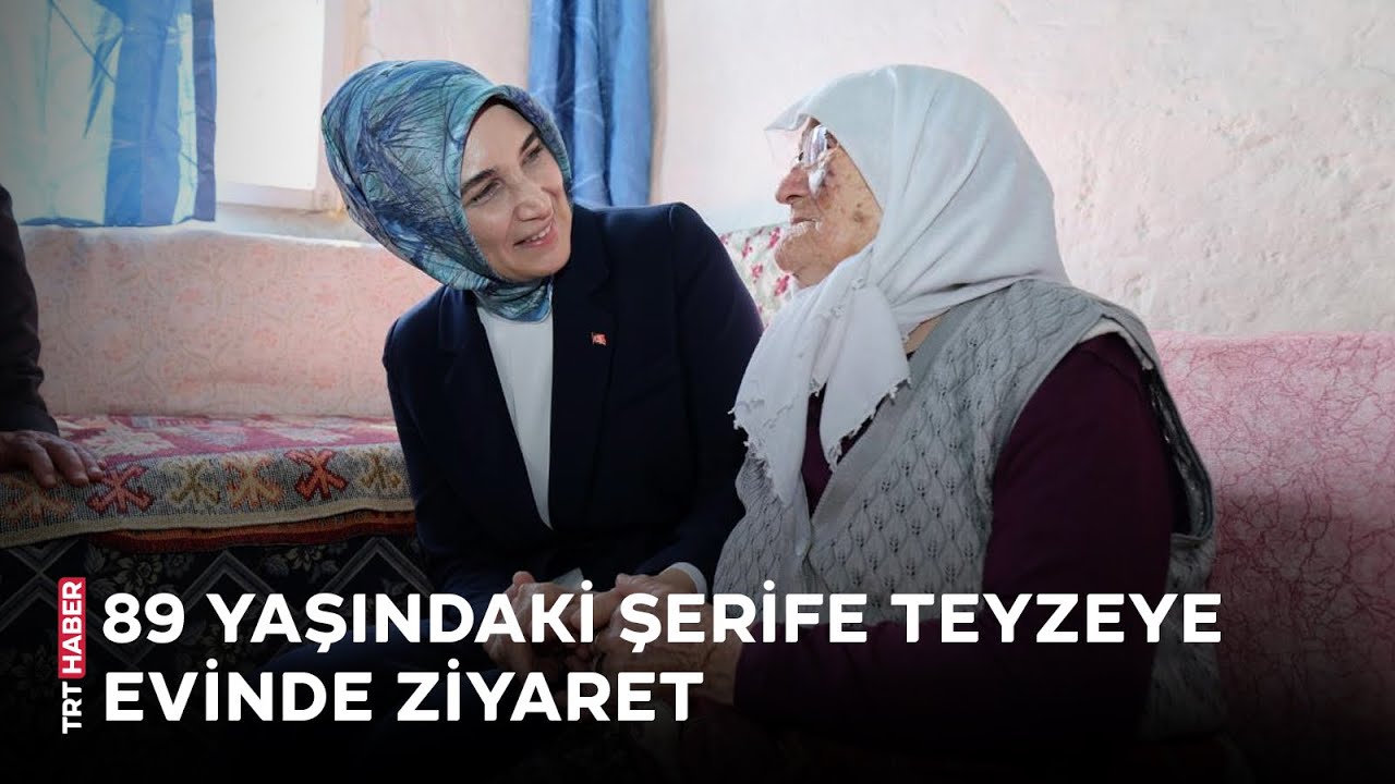 Afyonkarahisar Valisi Yiğitbaşı, 89 yaşındaki Şerife Temel'i ziyaret etti