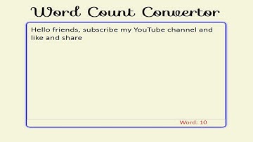How to count word convertor with JavaScript | practical program