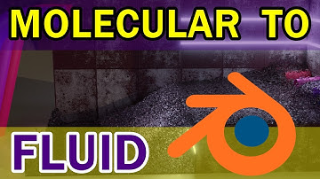 Molecular Script To Fluid Transition Simulation & More - Blender