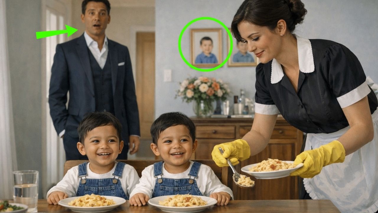 Miliarder itu terkejut melihat pembantunya dengan gembira memberi makan anak-anaknya.