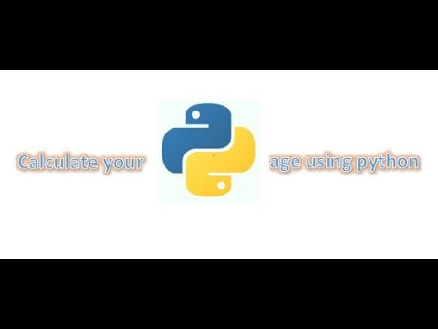 Calculate Age In python - YouTube
