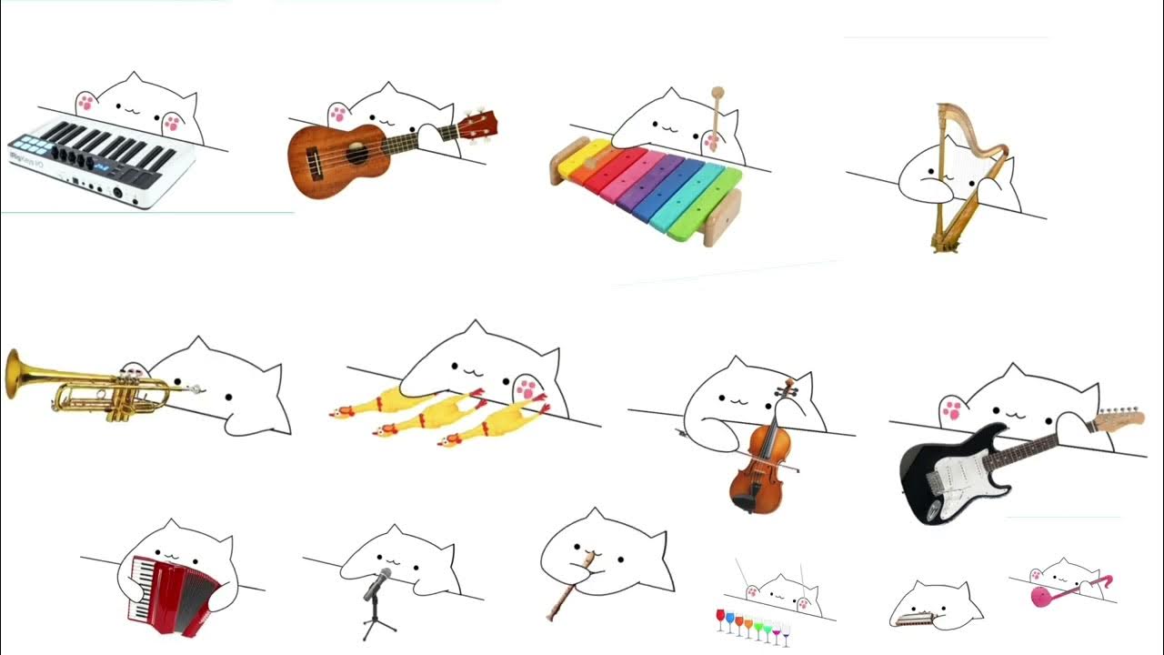 All bongo cat play happy birthday YouTube