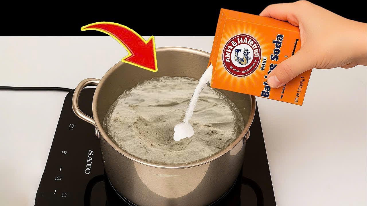 Heat baking soda with sand. You won’t believe the amazing result - YouTube
