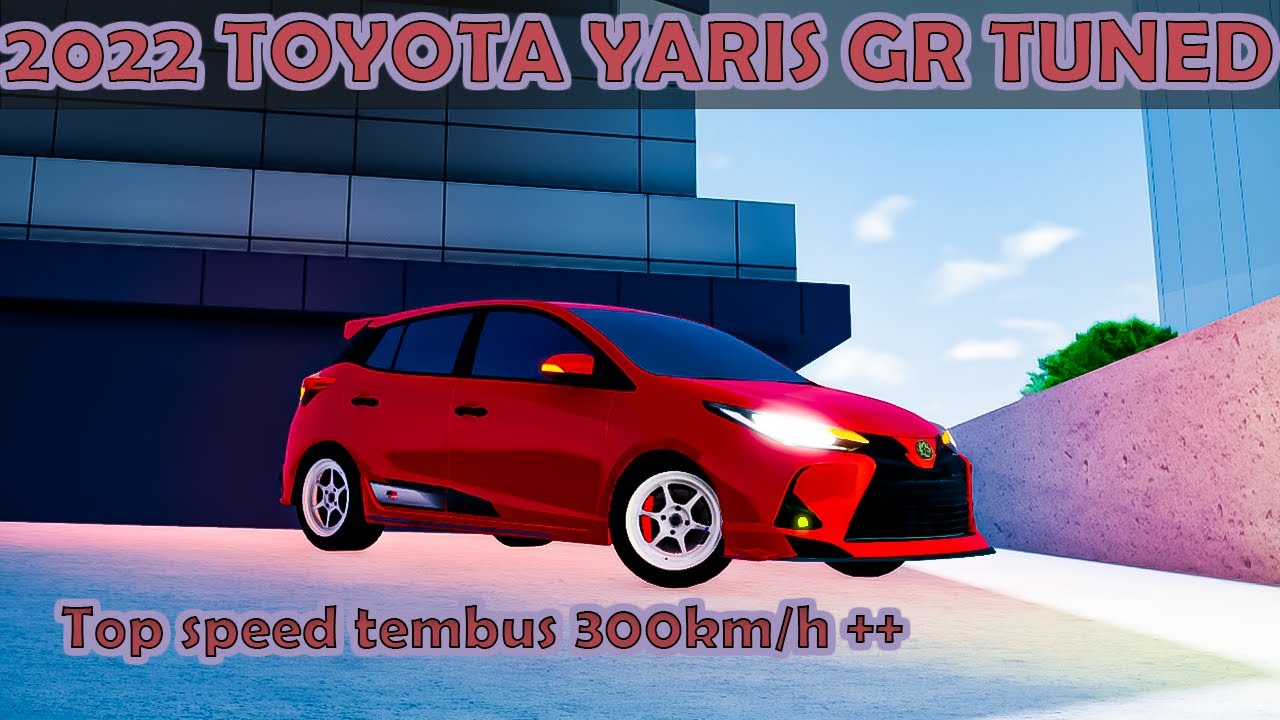 2022 TOYOTA YARIS GR TUNED ROBLOX CDID - YouTube