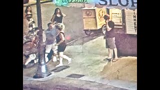 Man and Woman have altercation outside Sloppy Joe's