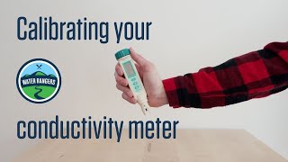 Conductivity meter calibration