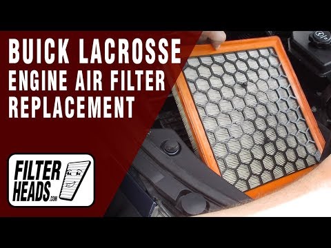 How to Replace Engine Air Filter 2011 Buick LaCrosse V6 3.6L