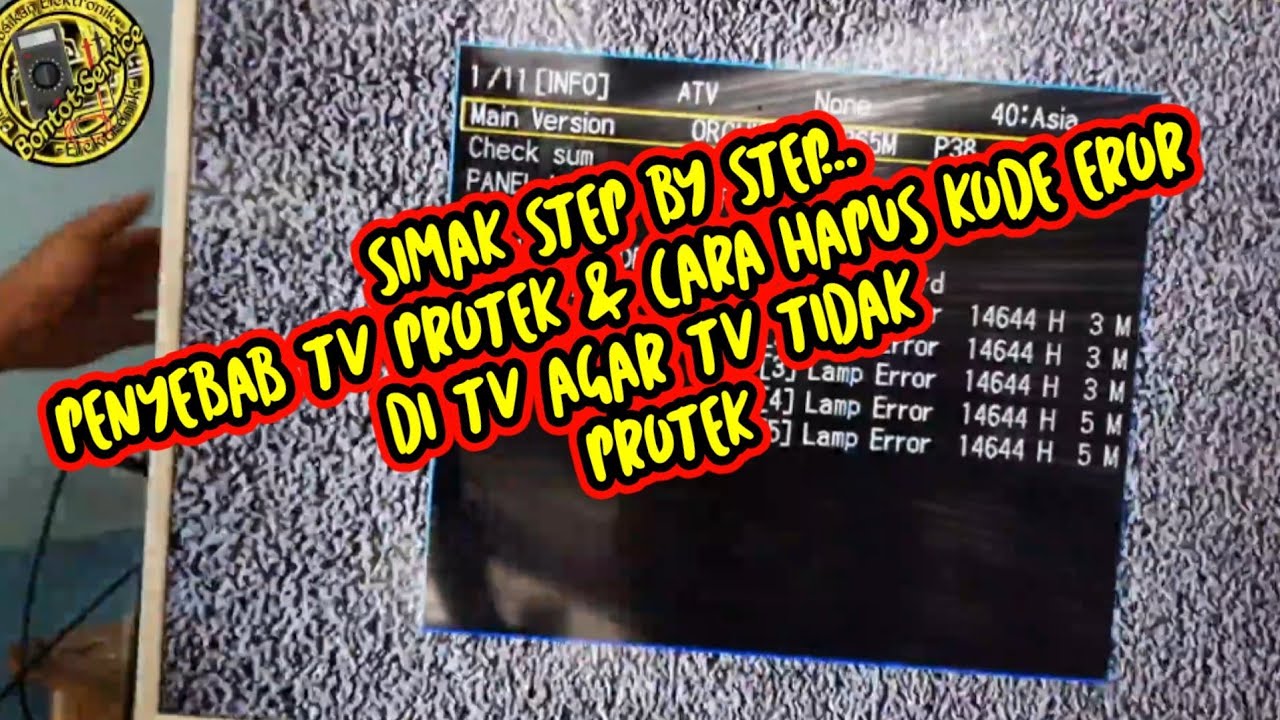 Cara perbaiki TV SHARP 40le265m Mati, lampu indikator berkedip" merah