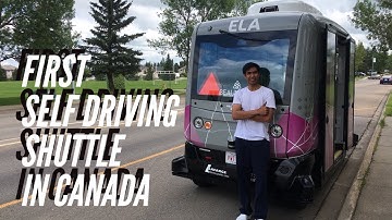 Self Driving Shuttle in Canada, Electric Autonomous Vehicle