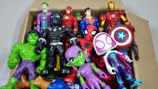 JOKER VS HULK VS SPIDERMAN VS IRONMAN VS CAPTAIN AMERICA VS THANOS SUPERHERO AVENGERS UNBOXING