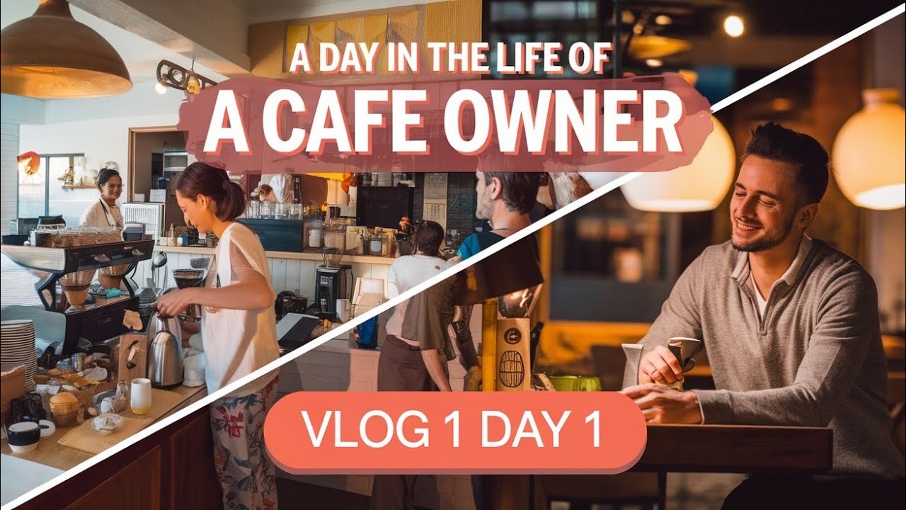 Day in the Life of a Cafe Owner | Vlog 1 | Day 1 - YouTube