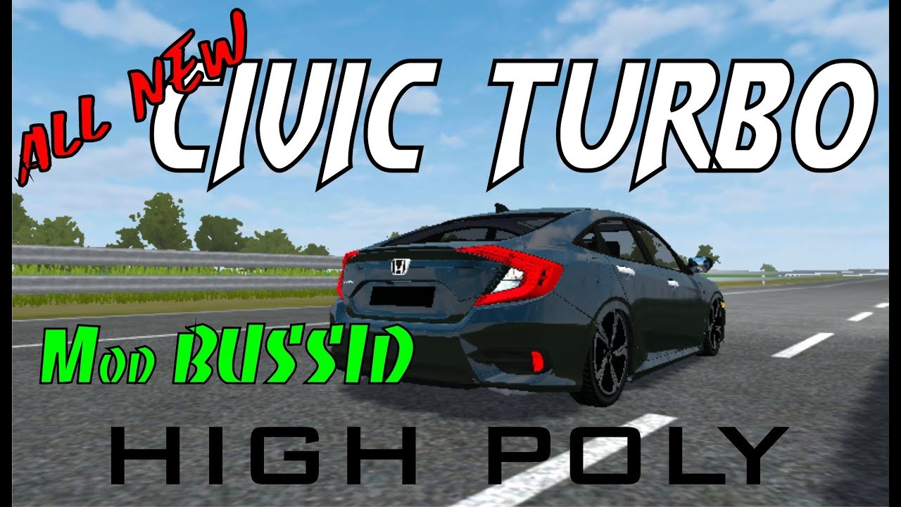 Mod BUSSID Honda Civic Turbo - YouTube