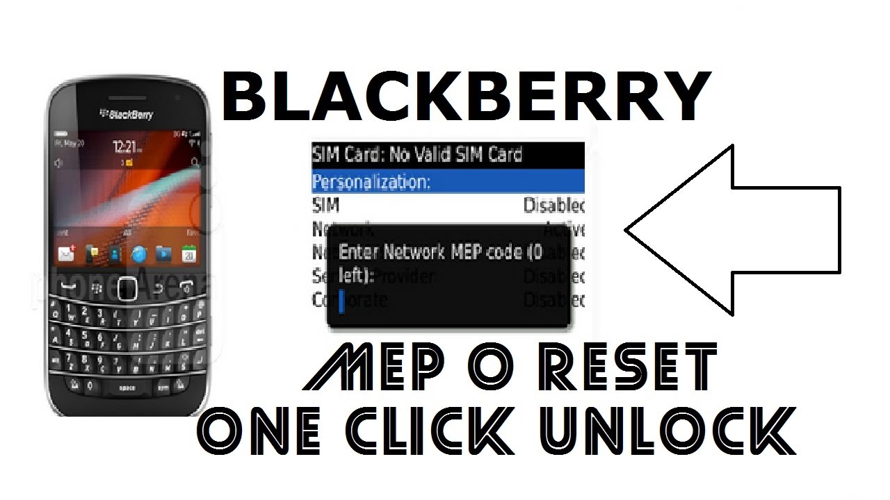 Unlock Blackberry Bold 9900 Mep Code Free