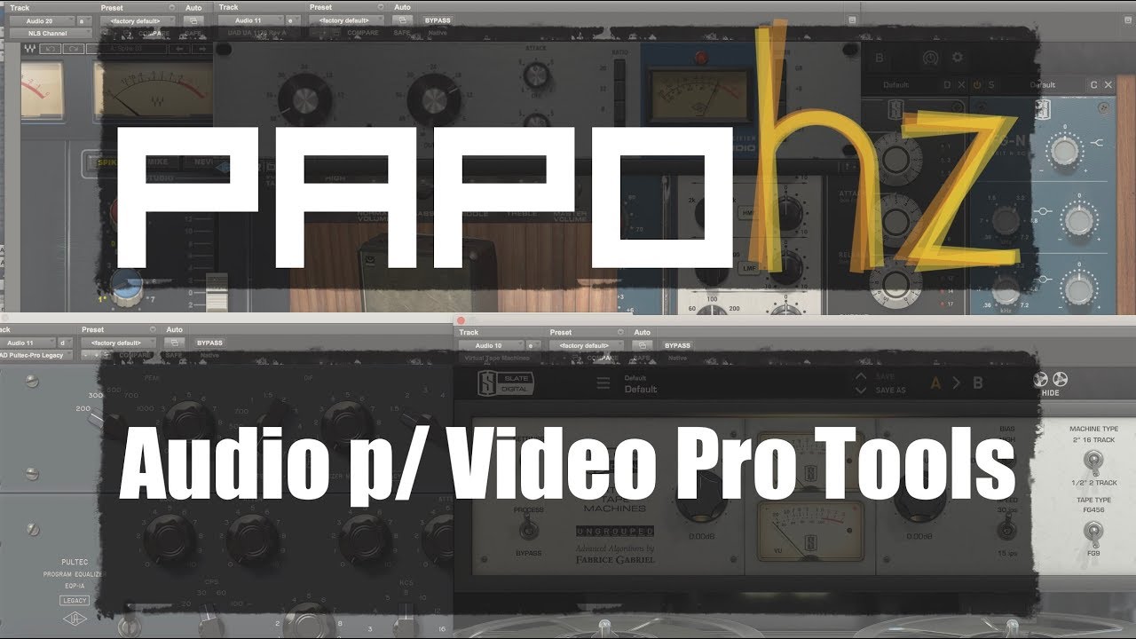 Tutorial - Audio para video no Pro Tools (Sound Designer) - YouTube