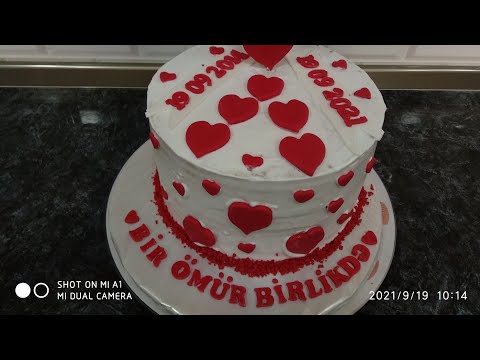 Wedding cake/Evlilik il dönüm tortunun hazırlanması🙂🙂/Свадебный пирог