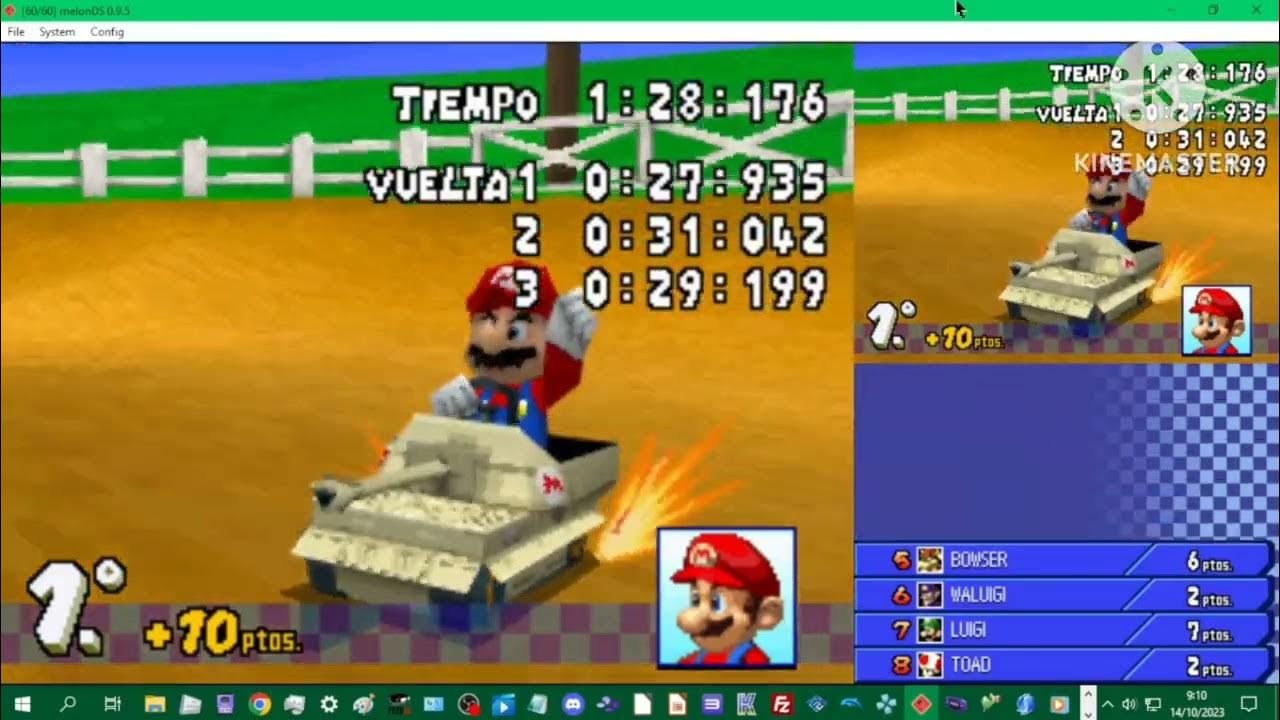Mario Kart DS Grand Prix Mode Part 5 of 16 (14/10/2023) MelonDS