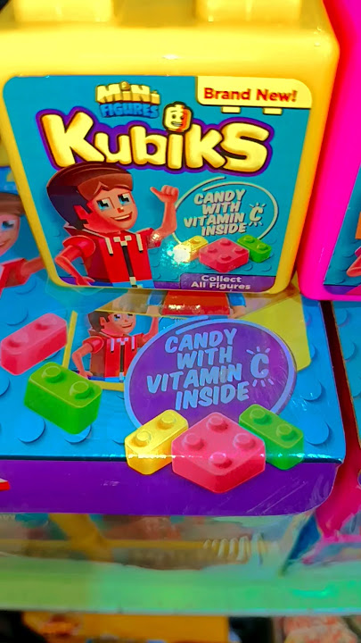 KUBIKS CANDY 🍬🧱 | VITAMIN C POWER INSIDE 💥💊 | MINI FIGURES SURPRISE 😍🔥#KubiksCandy #VitaminC #Mini