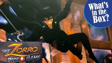 ZORRO the Dice Game Unboxing and Component Overview