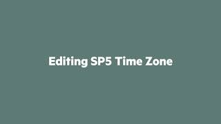 How to synchronize the time zone for HPE 3PAR Array and Service Processor 5