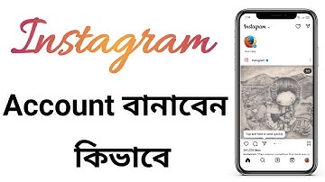 How To Create Instagram Account 2023 Bangla Tutorial