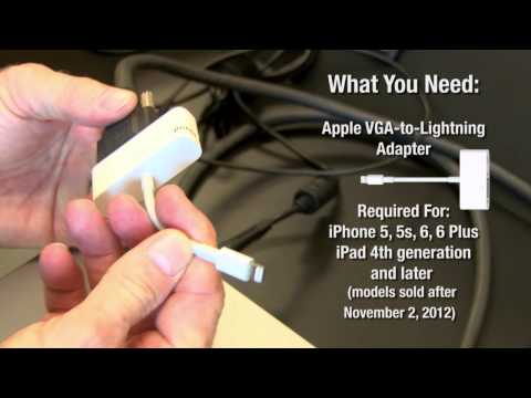 How to Connect Your iPhone or iPad to a Video Projector (Kerry Shearer)