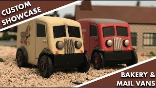 Sodor Bakery & Mail Vans - Custom Thomas & Friends Diecast Ertl Vehicles