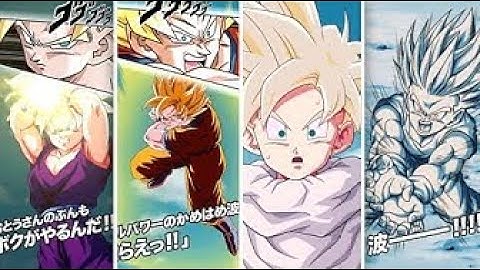 DOKKANFEST EXCHANGE SSJ GOKU & SSJ GOHAN SUPER ATTACK ANIMATIONS! (DBZ: Dokkan Battle)