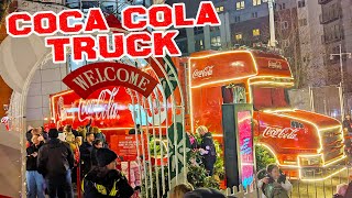 Experience The Iconic Coca-Cola Christmas Truck Dec 2023 4K