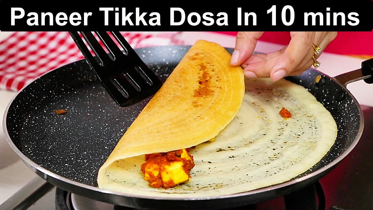 १० मिनट में क्रिस्पी डोसा बनाने का आसान तरीका | Paneer Tikka Dosa Recipe | Dosa Recipe | Kabita | Kabita Singh | Kabita