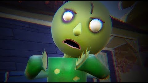 MY NEW NEIGHBOR IS ZOMBIE BALDI | Hello Neighbor ACT 1