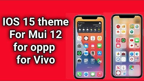 ios 15 theme with ios widgets for realme and oppo devices | ios 15 theme for miui 12 | Vivo  Samsung