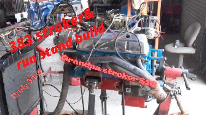 82 s10 (grandpa stroker ) 383 stocker build and diy run stand