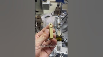 Vertical 8 station rotary drilling and tapping machine for brass terminal connector