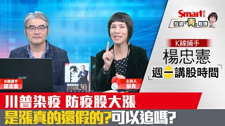 川普確診帶動防疫概念股大漲，行情熱度能否延續？｜楊忠憲，郁青｜投資青鬆賺