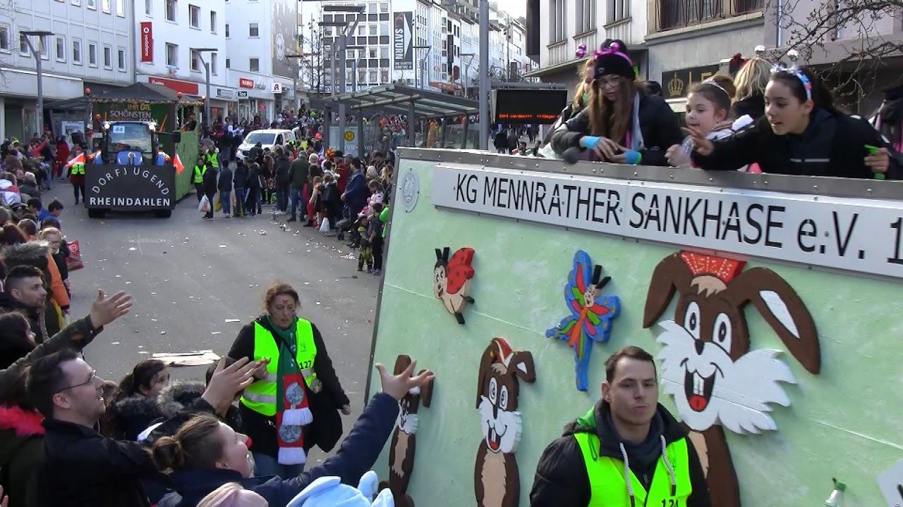 Veilchendienstagszug Mönchengladbach 05.03.2019 Teil 5/7 (Hindenburgstraße)