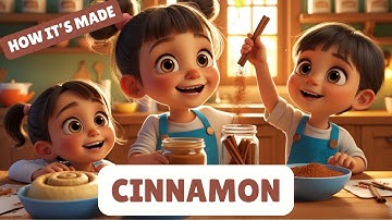 Educational animated video for learning - learn how Cinnamon is made