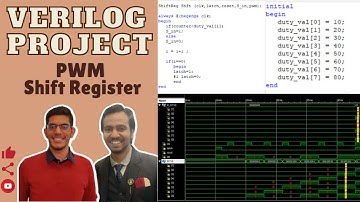 Verilog Project | PWM Shift Register | Xilinx Vivado | Electronics Project
