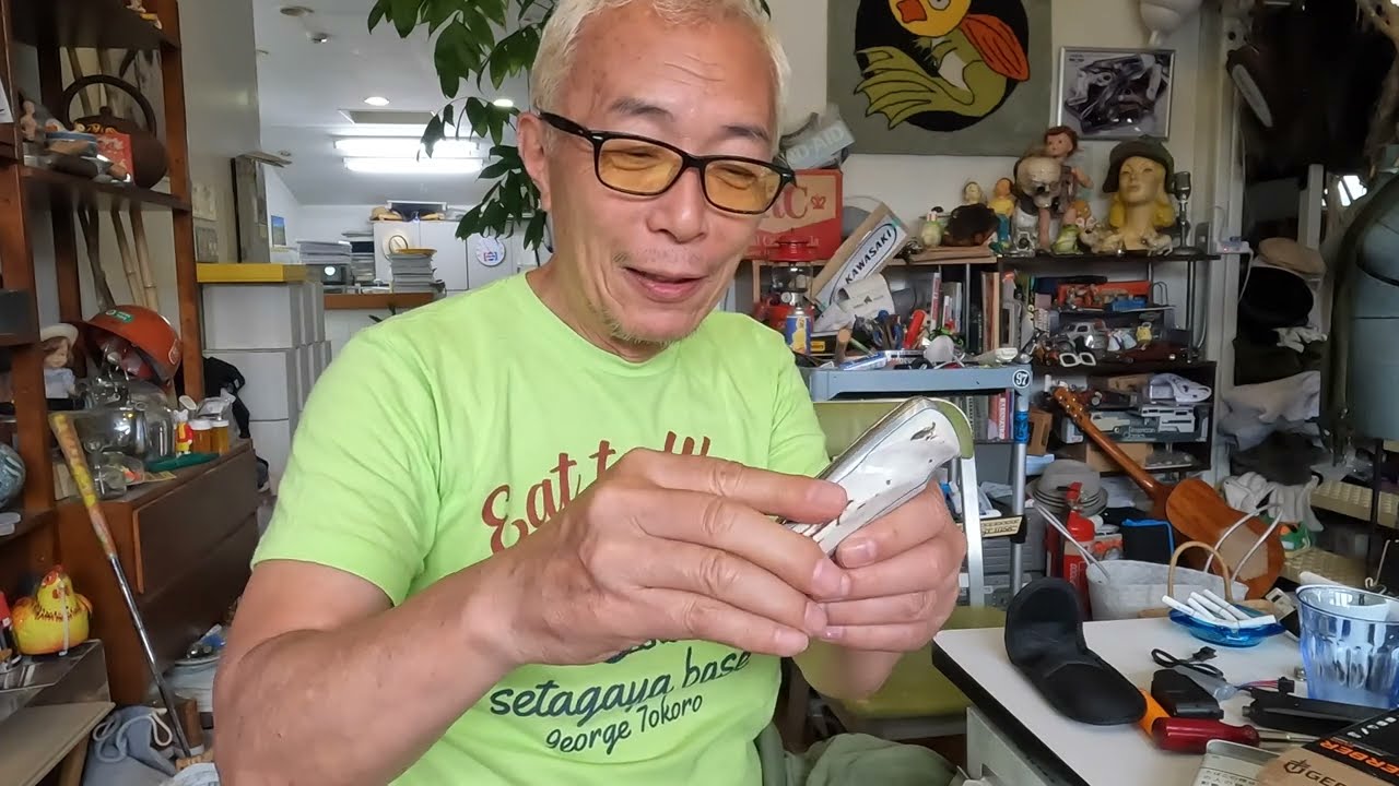 所さんにガーバーナイフ 所さんのコレクション 刃の研ぎ方 トルーパーズさんありがとうございます。