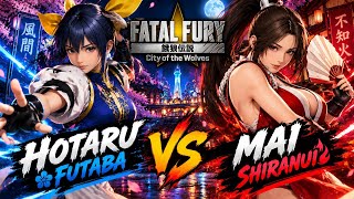 Hotaru Futaba vs Mai Shiranui | EPIC Battle | Fatal Fury: City of the Wolves