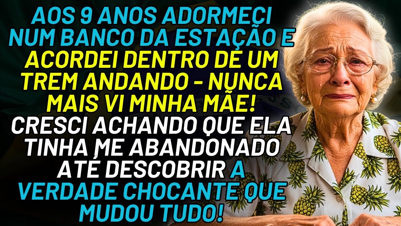 HISTÓRIA REAL DESTA AVÓ 👵💔 ACORDEI DENTRO DE UM TREM E NÃO VI MAIS MINHA MÃE... A VERDADE VAI TE...