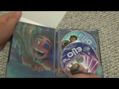 Disney Pixar Elio 4K Ultra HD Blu Ray Steelbook Unboxing